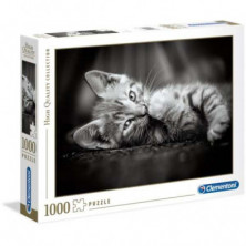 Imagen puzzle clementoni gato 1000 piezas