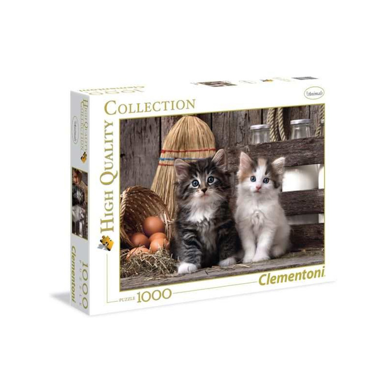 Imagen puzzle clementoni gatitos 1000 piezas