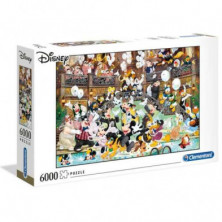 Imagen puzzle clementoni gala disney 6000 piezas