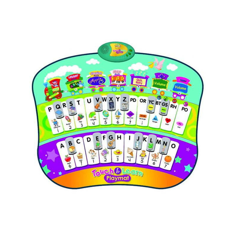 Imagen manta interactiva educativa aprende inglés