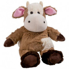 Imagen peluche térmico vaca para microondas y nevera