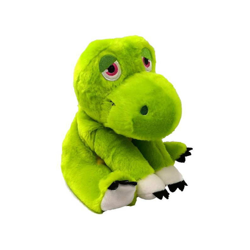 Imagen peluche térmico dinosaurio microondas y nevera