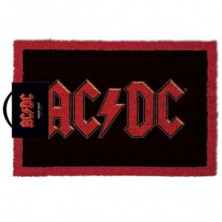 Imagen felpudo ac/dc logo