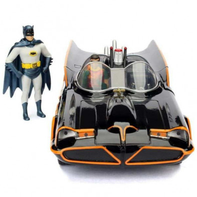 imagen 4 de batmóvil años 60 y figura batman 1/24