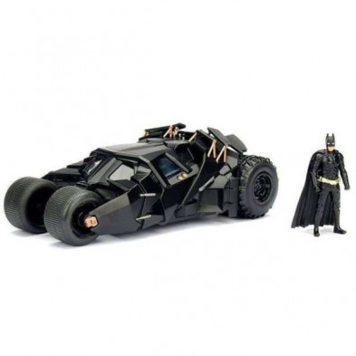 Imagen batmóvil the dark knight y figura batman 1/24