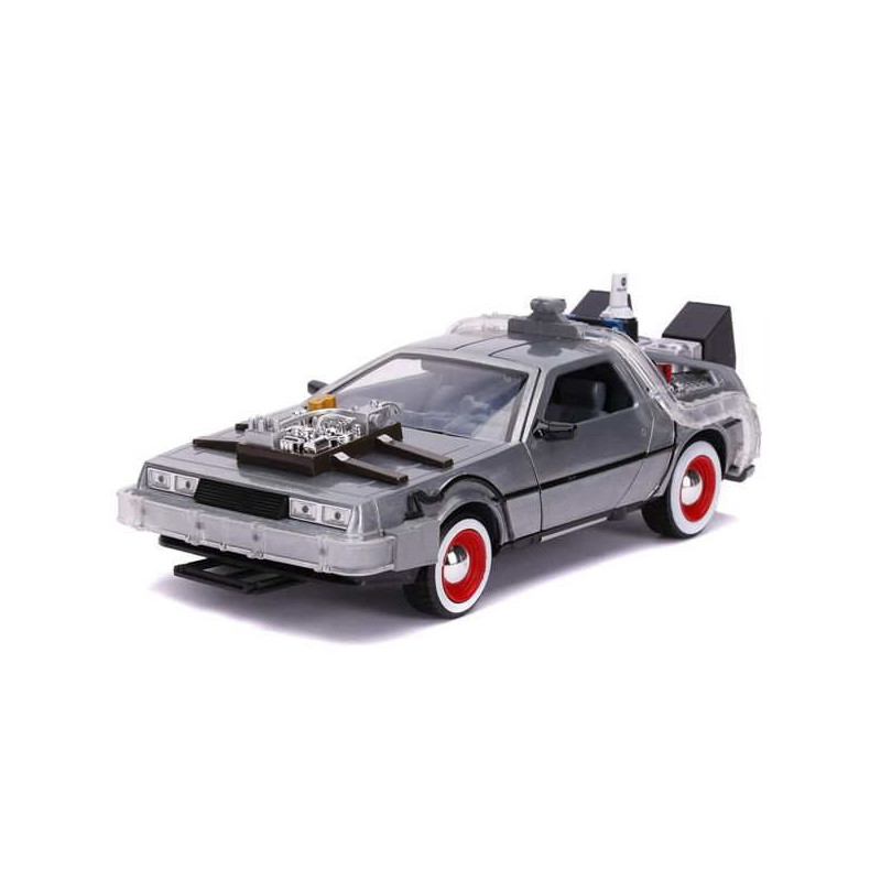 Imagen delorean regreso al futuro parte iii con luz 1/24