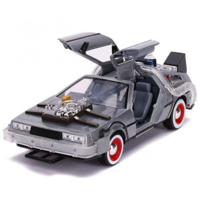 imagen 2 de delorean regreso al futuro parte iii con luz 1/24