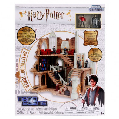 imagen 4 de set torre de gryffindor con dos figuras