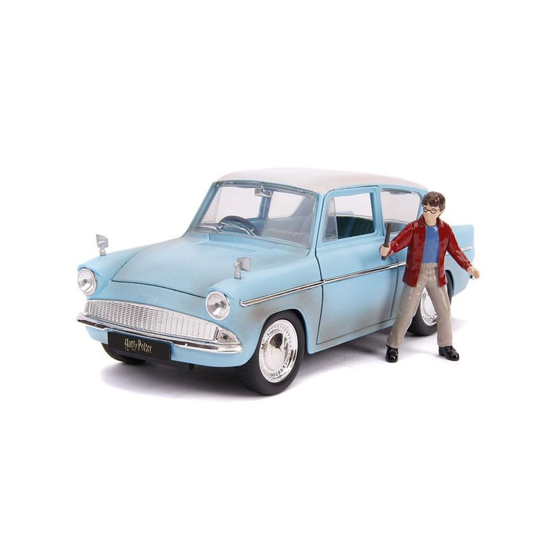 Imagen ford anglia harry potter y figura harry 1/24