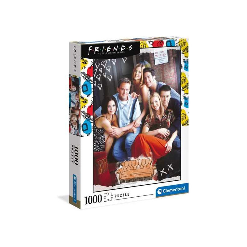 Imagen puzzle clementoni friends 1000 piezas