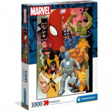 Imagen puzzle clementoni hqc marvel 80th 1000 piezas