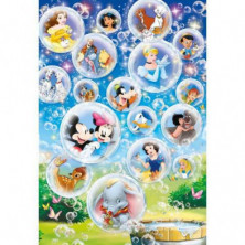 imagen 1 de puzzle clementoni supercolor disney classic 60 pie