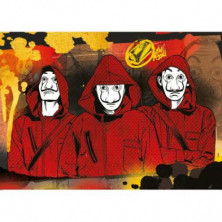 imagen 1 de puzzle clementoni la casa de papel 250 piezas