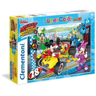 Imagen puzzle clementoni supercolor mickey 24 piezas