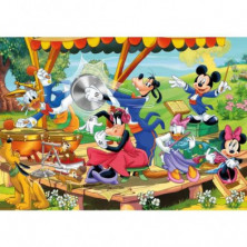 imagen 1 de puzzle clementoni supercolor mickey friends 24 pie