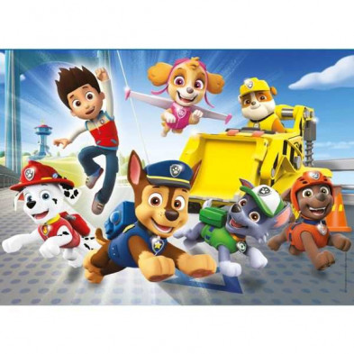 imagen 1 de puzzle clementoni happy color paw patrol 60 piezas