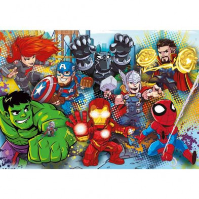 imagen 1 de puzzle clementoni marvel super heroes 24 piezas