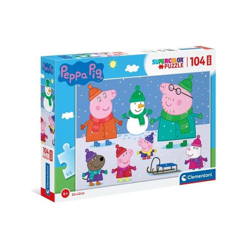 Imagen puzzle clementoni peppa pig 104 piezas