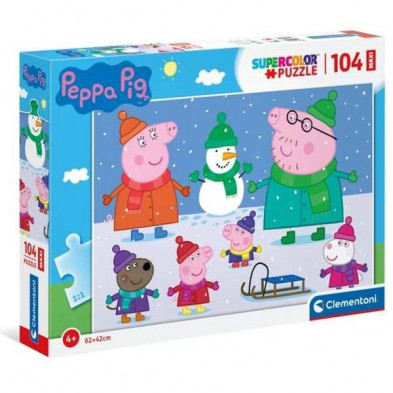 Imagen puzzle clementoni peppa pig 104 piezas