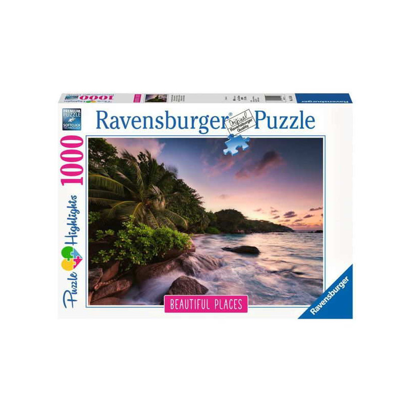 Imagen puzle isla de praslin en seychelles 1000 piezas Imagen puzle isla de praslin en seychelles 1000 piezas