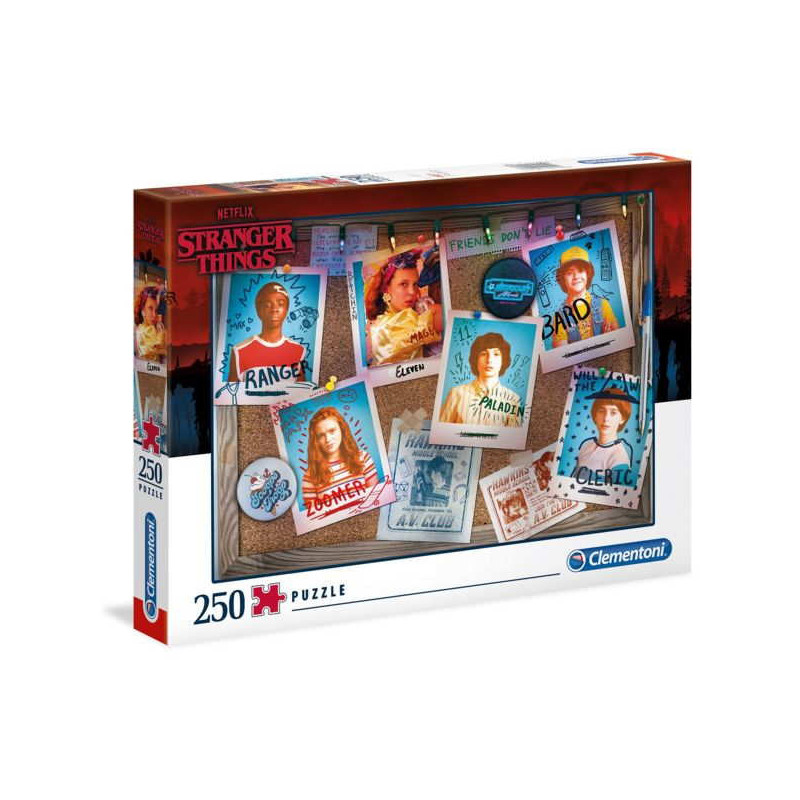 Imagen puzzle clementoni stranger things 250 piezas Imagen puzzle clementoni stranger things 250 piezas