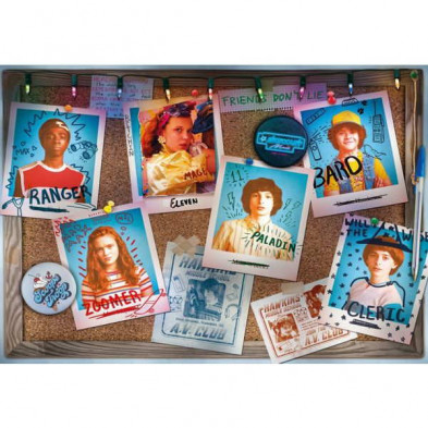 imagen 1 de puzzle clementoni stranger things 250 piezas