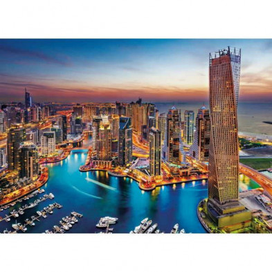 imagen 1 de puzzle clementoni hqc dubai marina 1500 piezas