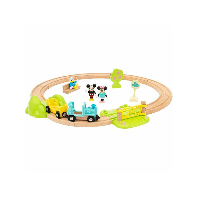 Imagen set ferroviario de mickey mouse brio