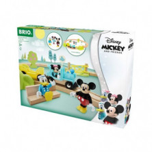 imagen 1 de set ferroviario de mickey mouse brio