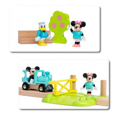 imagen 2 de set ferroviario de mickey mouse brio