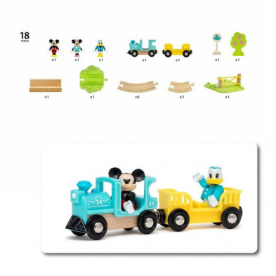 imagen 4 de set ferroviario de mickey mouse brio