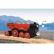 imagen 2 de poderosa locomotora de acción roja brio