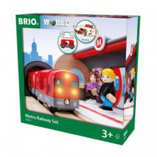 imagen 1 de conjunto de red ferroviaria con metro brio