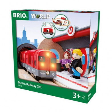 imagen 1 de conjunto de red ferroviaria con metro brio