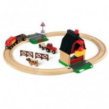 Imagen conjunto de red ferroviria con granja brio