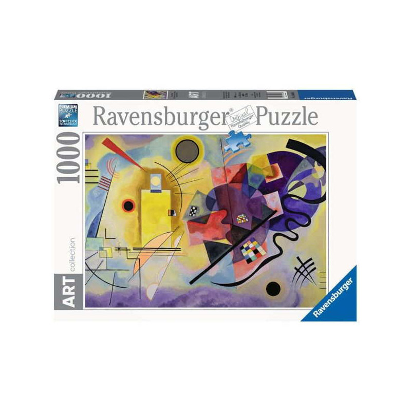 Imagen puzzle ravensburger kandinsky yellow red blue 1000