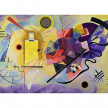 imagen 1 de puzzle ravensburger kandinsky yellow red blue 1000