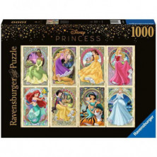 PUZZLE RAVENSBURGER PRINCESASAS ART NOUVEAU 1000 PIEZAS
