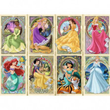 imagen 1 de puzzle ravensburger princesas art nouveau 1000 pie