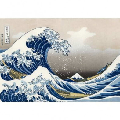 imagen 1 de puzzle ravensburger great wave off kanagawa 1000 p