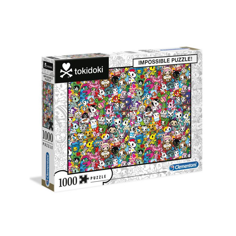 Imagen puzle impossible tokidoki 1000 piezas Imagen puzle impossible tokidoki 1000 piezas