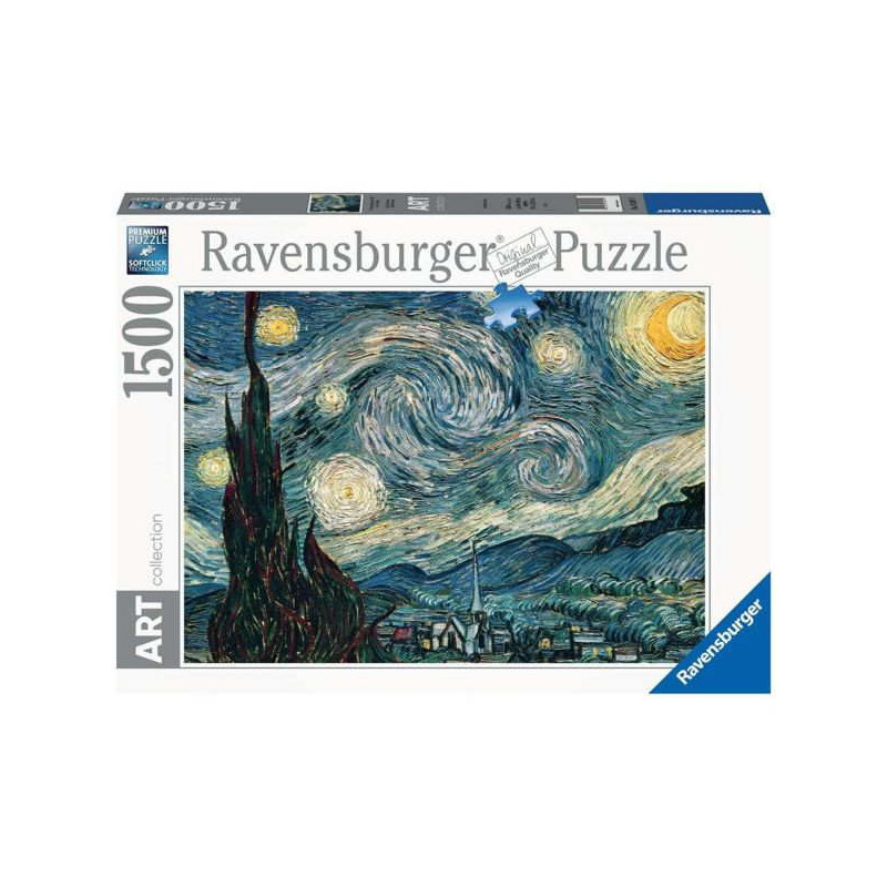 Imagen puzzle ravensburger van gogh noche estrellada 1500