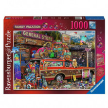 Imagen puzzle ravensburger vacaciones familiares 1000 pie