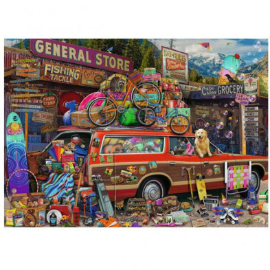 imagen 1 de puzzle ravensburger vacaciones familiares 1000 pie