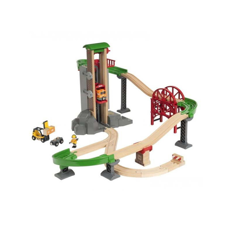 Imagen brio ferrocarril almacen de elevacion y carga Imagen brio ferrocarril almacen de elevacion y carga
