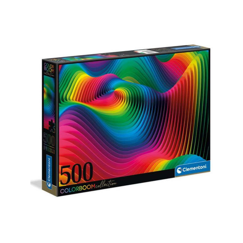 Imagen puzzle clementoni olas colorboom 500 piezas