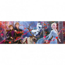 imagen 1 de puzzle clementoni panorama frozen ii 1000 piezas