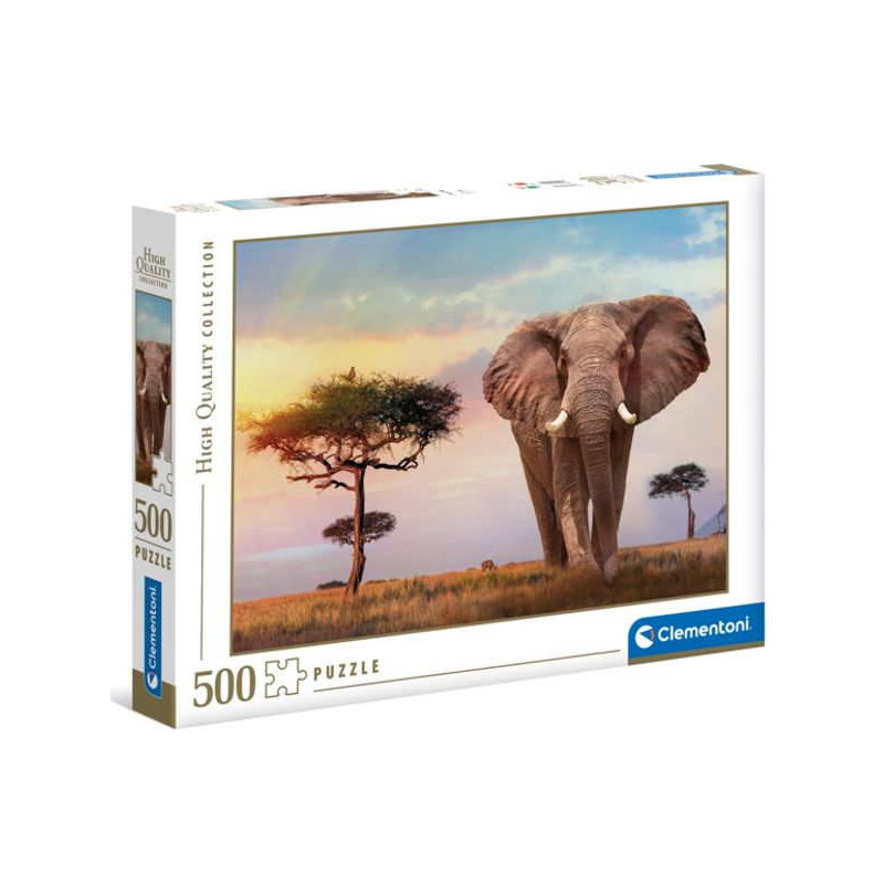 Imagen puzzle clementoni hqc african sunset 500 piezas