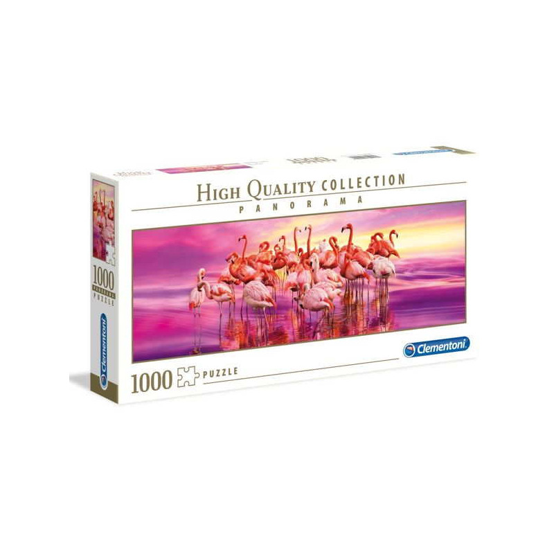 Imagen puzzle clementoni panorama hqc flamingo 1000 pieza Imagen puzzle clementoni panorama hqc flamingo 1000 pieza
