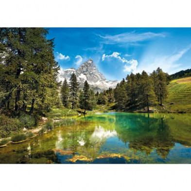 imagen 1 de puzzle clementoni hqc el lago azul 1500 piezas